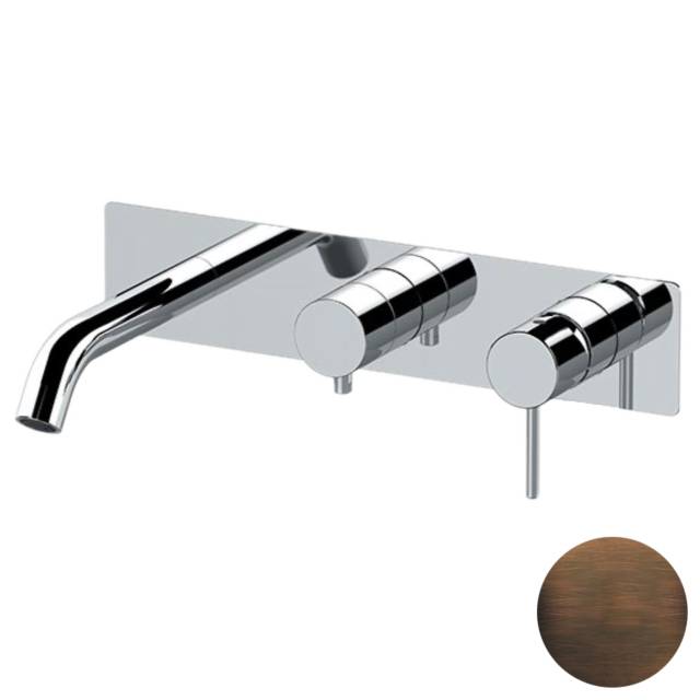 Смеситель для ванны Remer X Style X54D3WBBR, бронза масляная