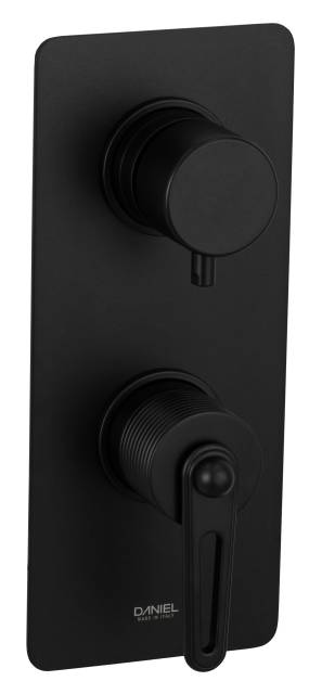 Смеситель для душа Daniel Brooklyn BY612D2KB15, чёрный матовый