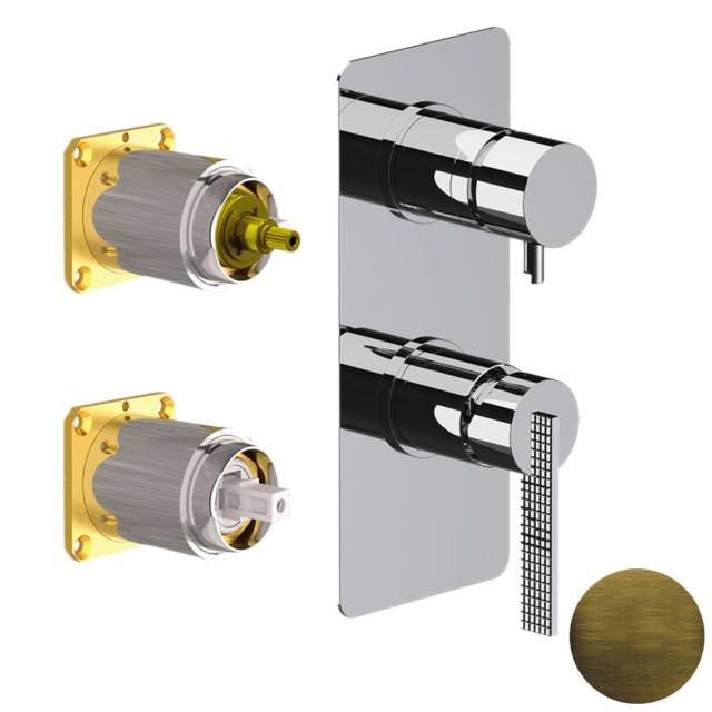 Смеситель для душа Daniel Club ANC612D3KBOM, латунь матовая состаренная