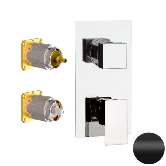 Смеситель для душа Daniel Skyline SK612D2KB15, чёрный матовый