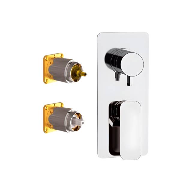 Смеситель для душа Daniel Tiara TA612D2KBCR