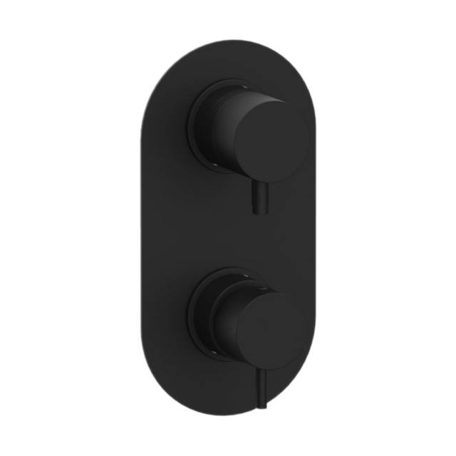 Смеситель для душа Daniel Tokyo TK612D2KB15, чёрный матовый