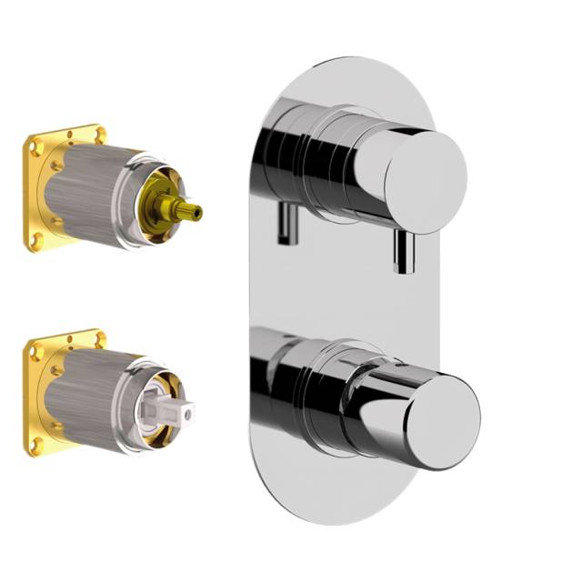 Смеситель для душа Daniel Trilogy TG612D2KBCR