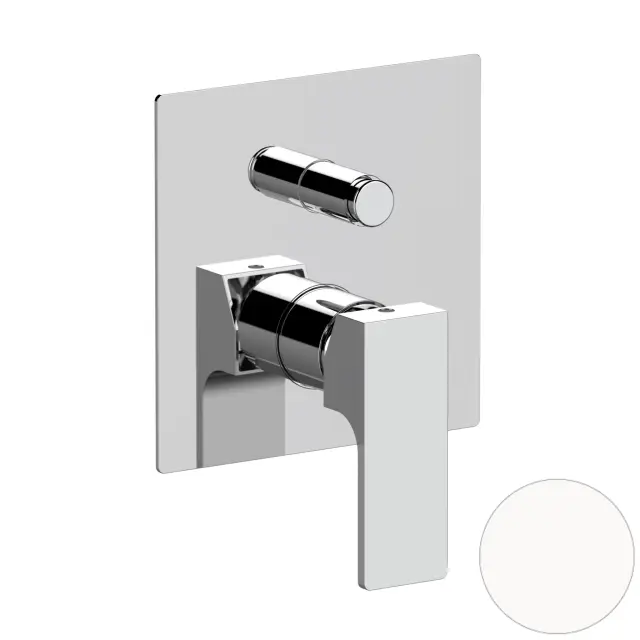 Смеситель для душа Mariani Rebel B37173RE, белый матовый