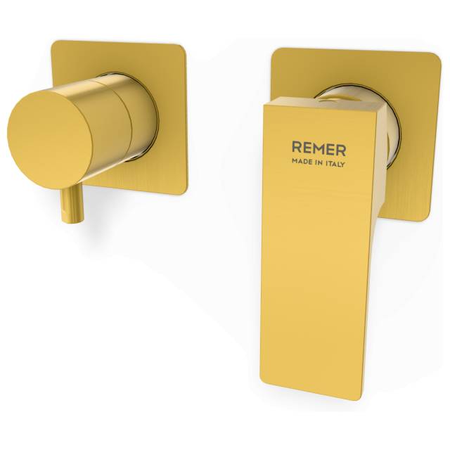 Смеситель для душа Remer Absolute AU92ZPWBBG, золото брашированное