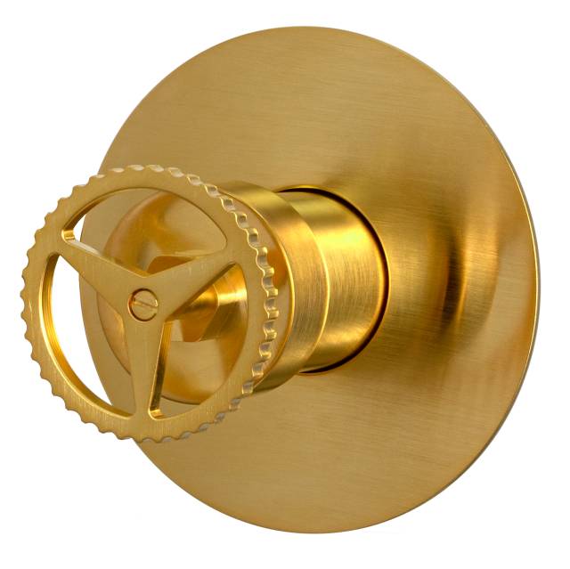 Смеситель для душа Remer Chrono CH30LBG, золото брашированное