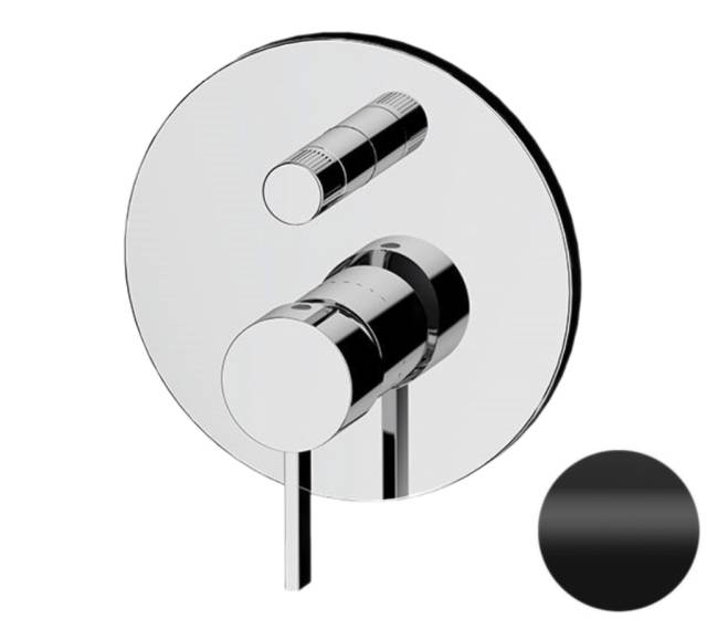 Смеситель для душа Remer Metrica MC09HNO, черный матовый
