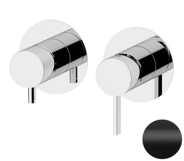 Смеситель для душа Remer Metrica MC92ZPNO, черный матовый