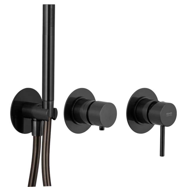 Смеситель для душа Remer X Style X97D3PWBCFP, черный брашированный хром