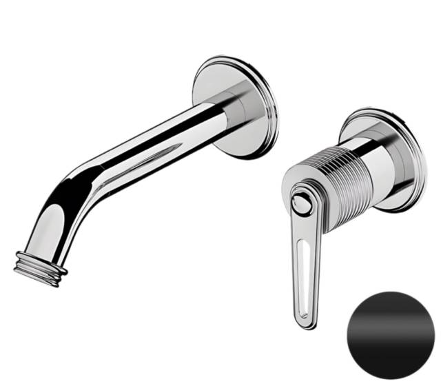 Смеситель для раковины Daniel Brooklyn BY632P15, чёрный матовый