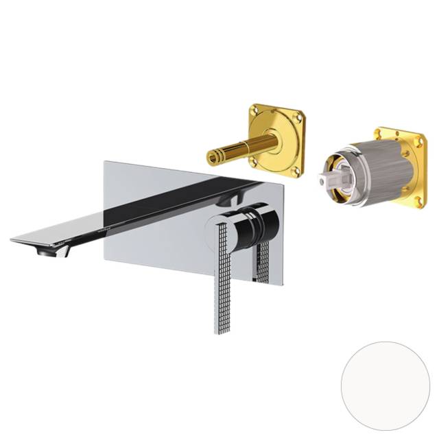 Смеситель для раковины Daniel Club ANC632KB14, белый матовый