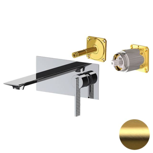 Смеситель для раковины Daniel Club ANC632LKBDP, золото брашированное