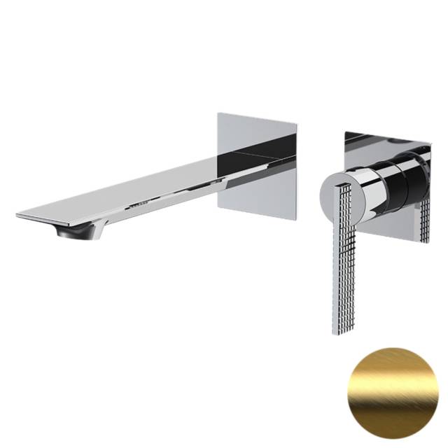 Смеситель для раковины Daniel Club ANC632PLDP, золото брашированное