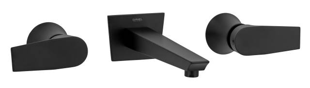 Смеситель для раковины Daniel Diva DV502215, чёрный матовый