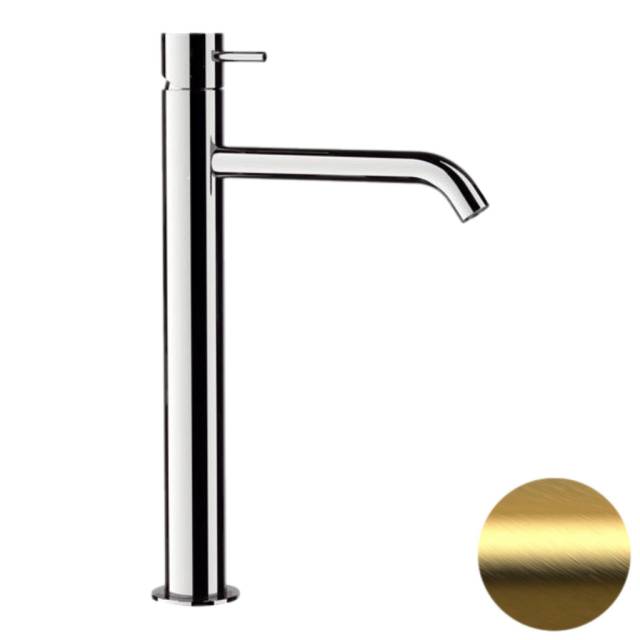 Смеситель для раковины Daniel Tokyo TK607BDP, золото брашированное