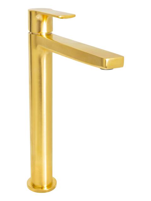Смеситель для раковины Mariani Kali A22398KL12, золото брашированное
