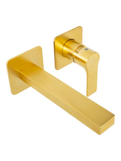 Смеситель для раковины Mariani Kali B22565KLP, золото брашированное