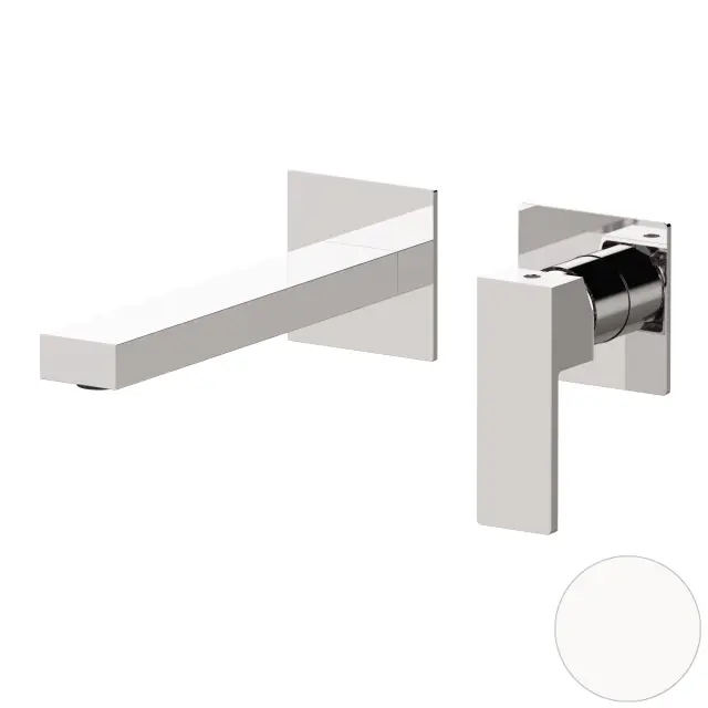 Смеситель для раковины Mariani Rebel B37565REP, белый матовый