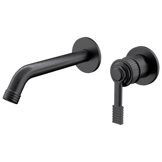 Смеситель для раковины Remer Atelier AL15PLCFP, черный брашированный хром