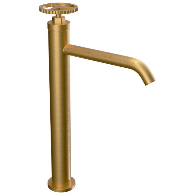 Смеситель для раковины Remer Chrono CH11LXLBG, золото брашированное