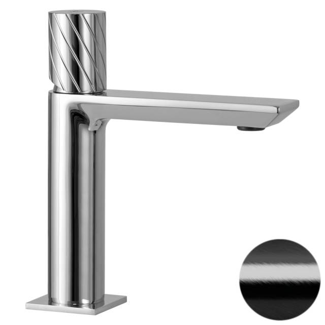 Смеситель для раковины Remer Edge EG710CFP, черный брашированный хром