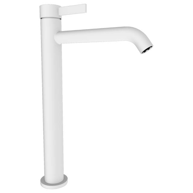 Смеситель для раковины Remer Metrica MC11LXLBO, белый матовый