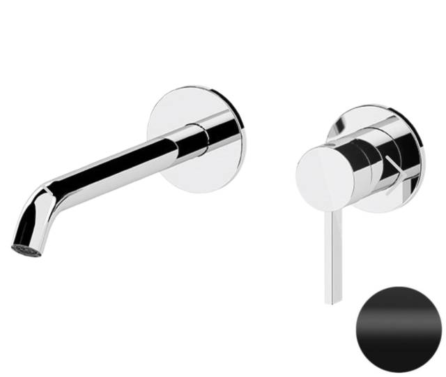 Смеситель для раковины Remer Metrica MC15PLNO, черный матовый