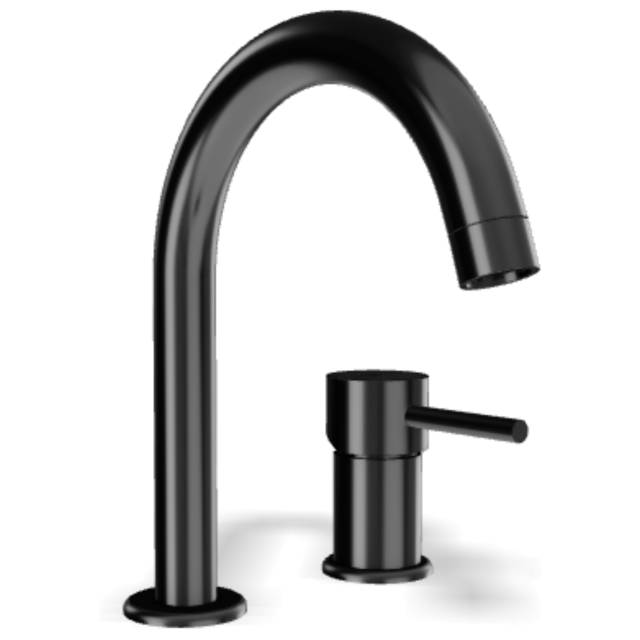 Смеситель для раковины Remer X Style X57CFP, чёрный брашированный хром