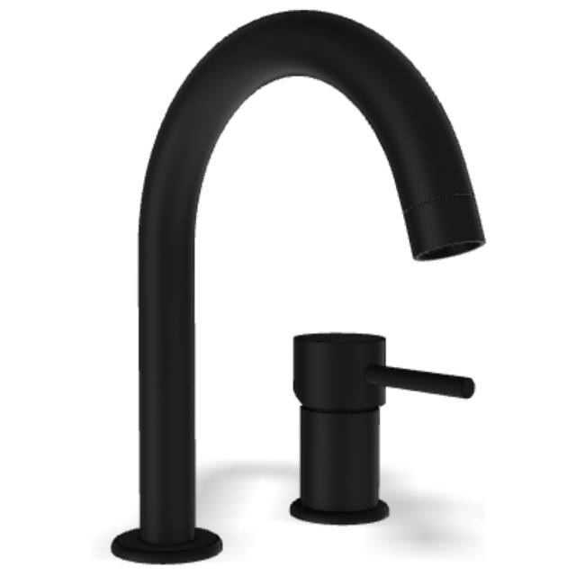 Смеситель для раковины Remer X Style X57NO, чёрный матовый