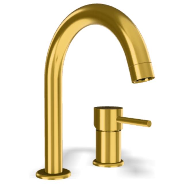 Смеситель для раковины Remer X Style X57BG, золото брашированное