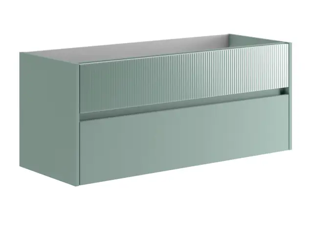 Тумба для раковины 120 см Onsen Niwa 71-BP-120-M60-V60, тимьян зелёный