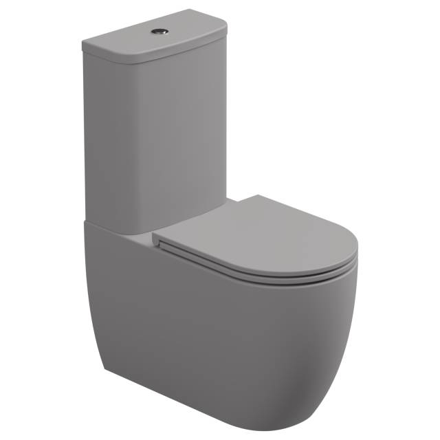 Чаша напольного унитаза GSG Ceramic Design Like LKMBL038P, Fumo Matt