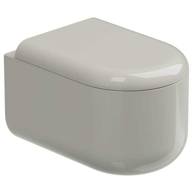 Чаша подвесного унитаза Eco Clean (торнадо) GSG Ceramic Design Petra PEWCSOEC013, пергамон глянцевый