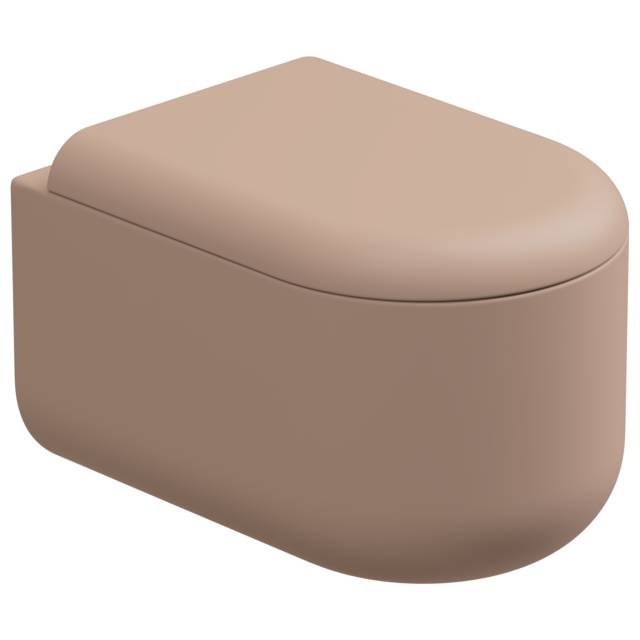 Чаша подвесного унитаза Eco Clean (торнадо) GSG Ceramic Design Petra PEWCSOEC032, Cipria Matt