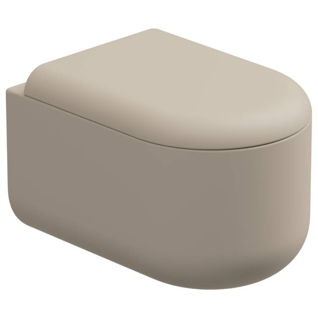 Чаша подвесного унитаза Eco Clean (торнадо) GSG Ceramic Design Petra PEWCSOEC034, Sabbia Matt