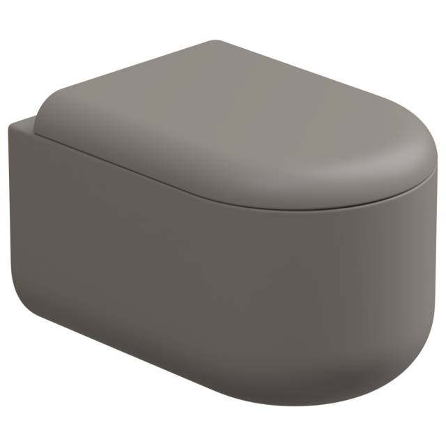 Чаша подвесного унитаза Eco Clean (торнадо) GSG Ceramic Design Petra PEWCSOEC030, Cashmere Matt