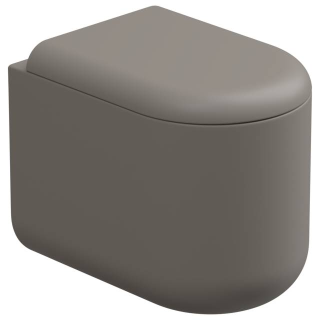 Чаша приставного унитаза Eco Clean (торнадо) GSG Ceramic Design PEWC01EC030P, Cashmere Matt