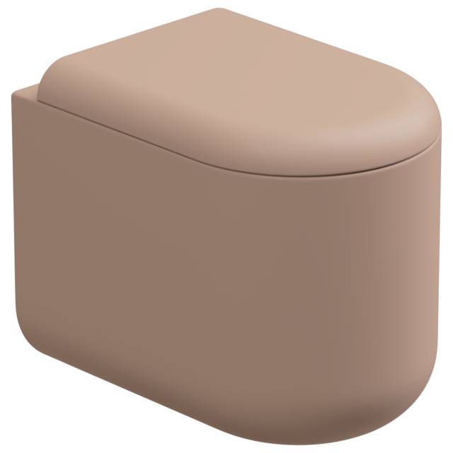 Чаша приставного унитаза Eco Clean (торнадо) GSG Ceramic Design PEWC01EC032P, Cipria Matt