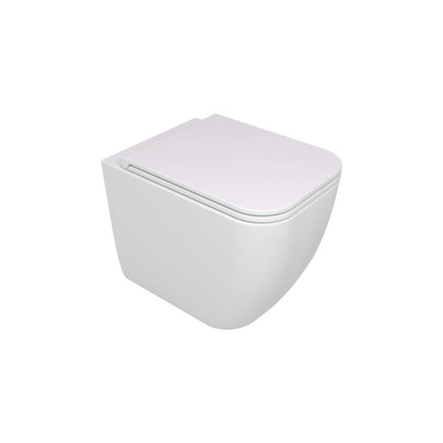 Чаша приставного унитаза GSG Ceramic Design Brio BRWC01000P, белый глянцевый