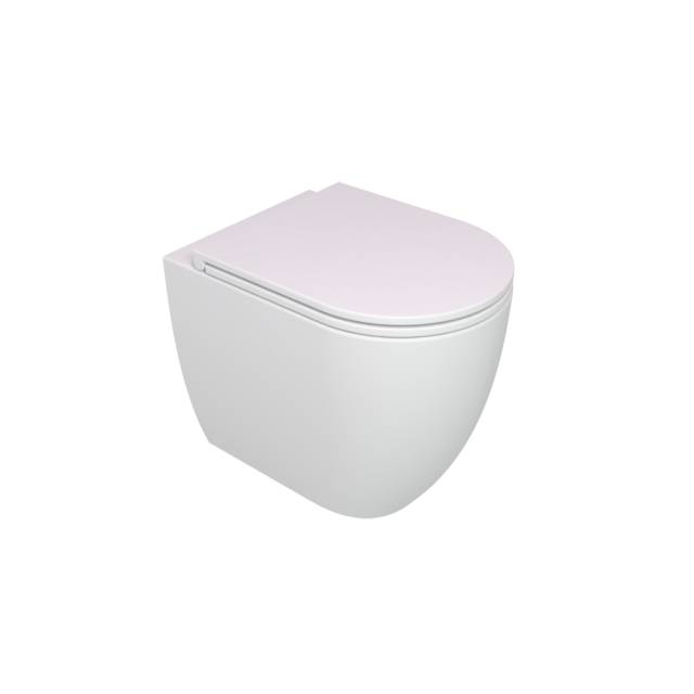 Чаша приставного унитаза GSG Ceramic Design Like LKWC01000P, белый глянцевый