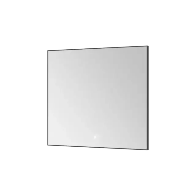 Boheme Modern Зеркало 80x70h см в металлической раме, с подсветкой и сенсором, цвет: gun metall 543-080-GM