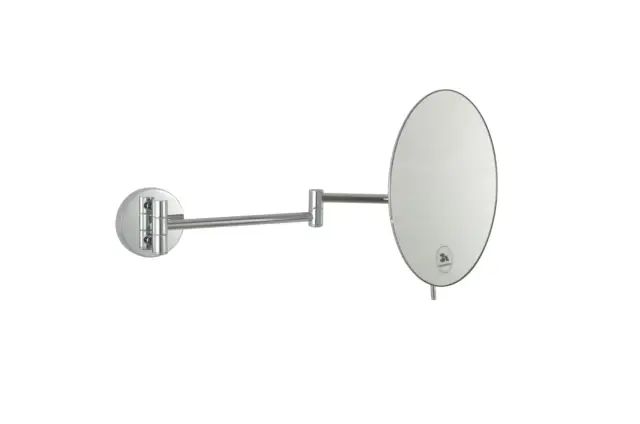 Boheme Косметическое зеркало подвесное, 3-х кратное увеличение, без подсветки, цвет: chrome 508-CR