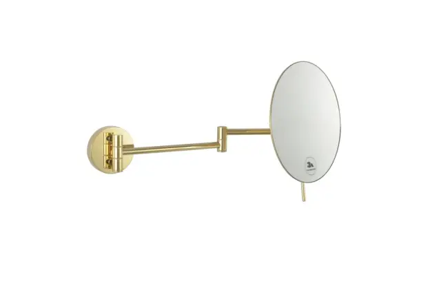 Boheme Косметическое зеркало подвесное, 3-х кратное увеличение, без подсветки, цвет: gold 508-G