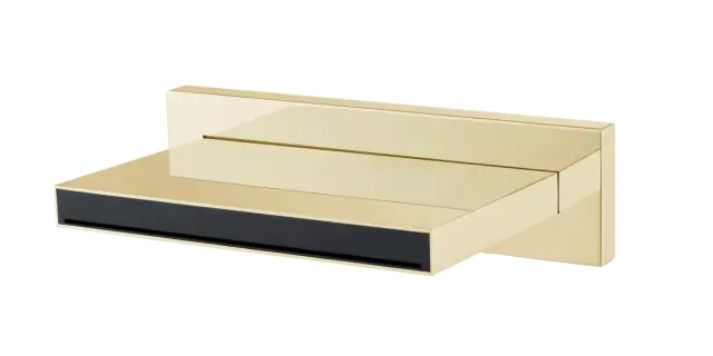 Boheme Zodiac Излив настенный каскадный 12,8 см, цвет: matt gold 625/2-MG