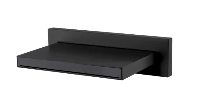 Boheme Zodiac Излив настенный каскадный 12,8 см, цвет: black 625/2-B