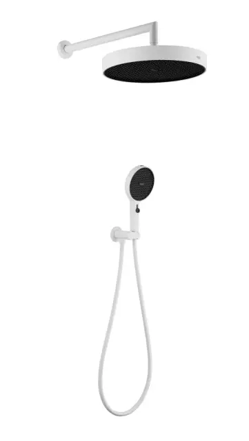 Boheme Cell Душевой комплект без смесителя - верхний душ, ручной душ, шланг, цвет: matt white 427-MW