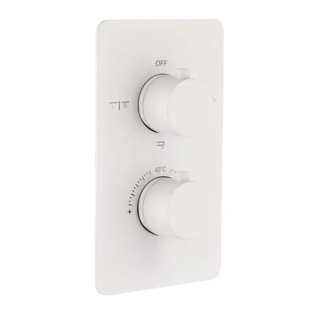 Boheme Cell Смеситель термостатический встраиваемый, 3 потребителя, с внут. частью, цвет: matt white 134-3-MW