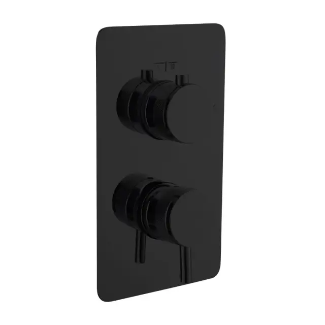 Boheme Cell Смеситель термостатический встраиваемый, 2 потребителя, с внутренней частью, цвет: black 135-2-B