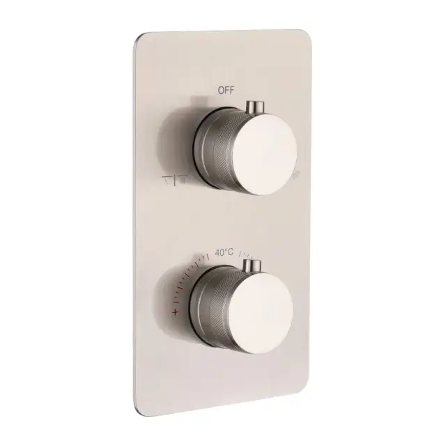 Boheme Cell Смеситель термостатический встраиваемый, 2 потреб., с внут. частью, цвет: nickel brush 134-2-NB