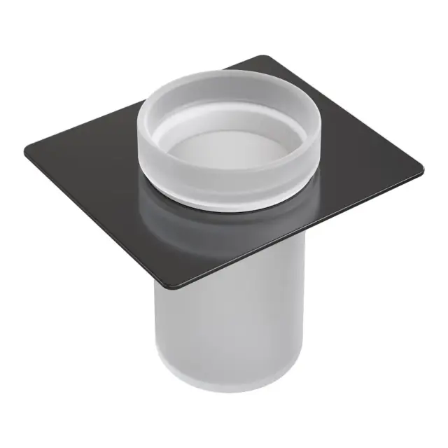 Boheme Space Стакан подвесной, стеклянный полупрозрачный, цвет: shiny gun metall 10966-SGM-TUM